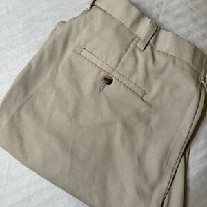 Haggar Men’s Classic Fit Tan Pants